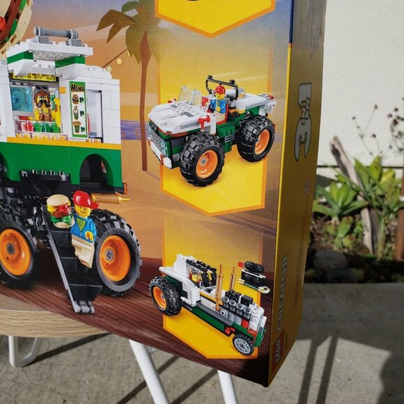 RETIRED LEGO Creator 3in1 Monster Burger Truck 31104 Food Vehicle SEALED NEW 499 - Picture 6 of 16